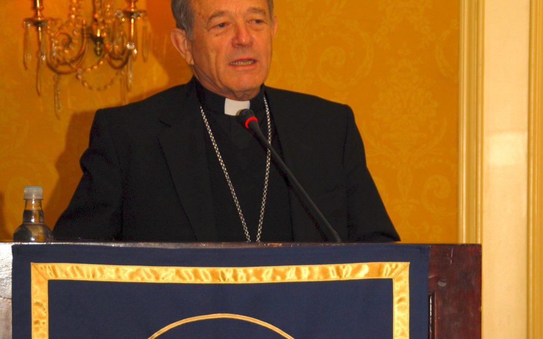 Monseñor Faustino Sainz, nuncio apostólico de la Santa Sede en el Reino Unido